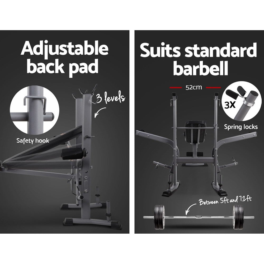 Panca Pesi Multifunzione Everfit – Attrezzatura Fitness Professionale
