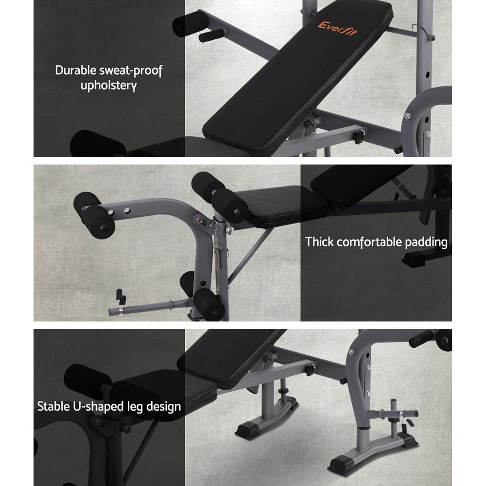 Panca Pesi Multifunzione Everfit – Attrezzatura Fitness Professionale